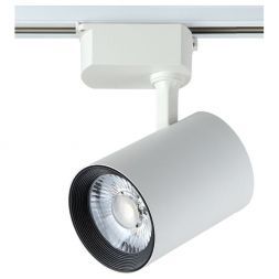Трековый светильник однофазный Crystal Lux CLT 0.31 006 40W WH