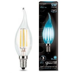 Лампа Gauss 104801205 LED Filament Candle tailed E14 5W 4100K