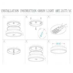 Светильник Odeon Light 2177/1C