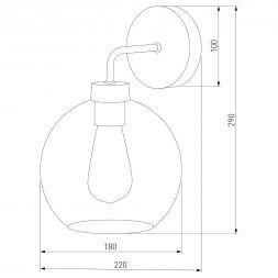 Настенный светильник TK Lighting 4019 Bari