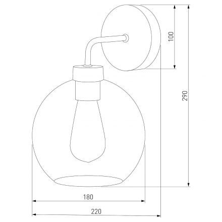 Настенный светильник TK Lighting 4019 Bari