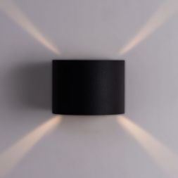 Уличный настенный светодиодный светильник Arte Lamp A1415AL-1BK