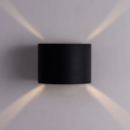 Уличный настенный светодиодный светильник Arte Lamp A1415AL-1BK