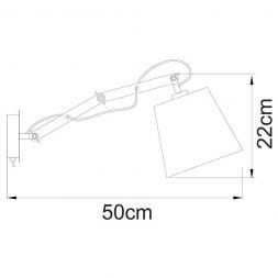 Светильник настенный Arte Lamp A5700AP-1WH