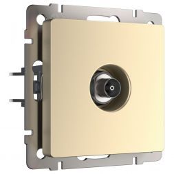 ТВ-розетка оконечная Werkel W1183011 шампань (WL11-TV)