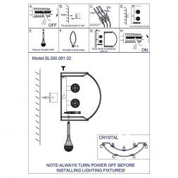 Бра ST Luce SL350.091.02 PREFERITA