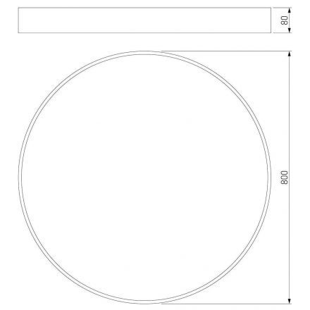 Потолочный светильник 90320/1 черный Eurosvet