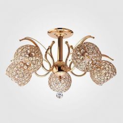 Люстра хрустальная Eurosvet 7777/5 золото