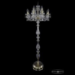 Торшер Bohemia Ivele Crystal 1402T1/8+4/195-165/G