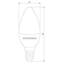 Светодиодная лампа Elektrostandard Свеча СD LED 6W 6500K E14 (BLE1423)
