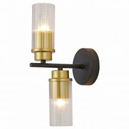Бра Linvel LB 9440/2 Прин Чёрный/золото Е14 40W 175х100х310мм