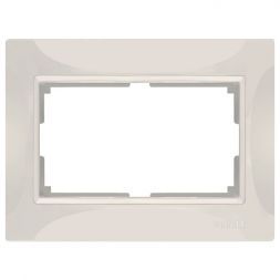 Рамка для двойной розетки Werkel W0082003 слоновая кость, basic (WL03-Frame-01-DBL-ivory)