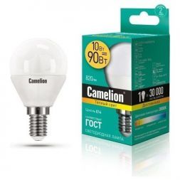 Светодиодная лампа Camelion LED10-G45/830/E14