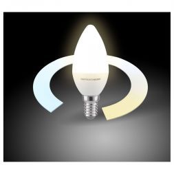 Умная светодиодная лампа Свеча C37 5W 3300К-6500К CCT+DIM Е14 Elektrostandard BLE1438