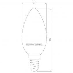 Умная светодиодная лампа Свеча C37 5W 3300К-6500К CCT+DIM Е14 Elektrostandard BLE1438