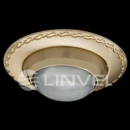 Светильник встраиваемый Linvel 125 R-39 E14 (SG/G) мат.зол/золото