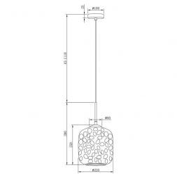 Подвесной светильник Maytoni MOD001PL-01TR Dolce
