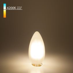 Филаментная светодиодная лампа Elektrostandard Свеча BLE1427 9W 4200K E14 (C35 белый матовый)