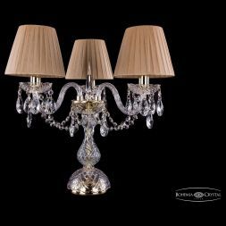 Настольная лампа Bohemia Ivele Crystal 1406L/3/141-39/G/SH37-160/