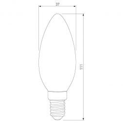Светодиодная лампа Elektrostandard Свеча СD LED 8W 3300K E14 (BLE1402)