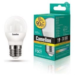 Светодиодная лампа Camelion LED10-G45/830/E27