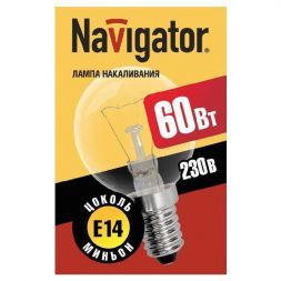 Лампа Navigator 94 316 NI-С-60-230 E14 CL