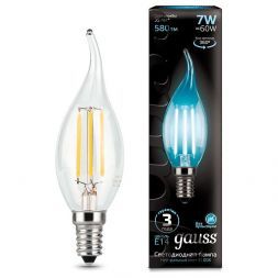 Лампа Gauss 104801207 LED Filament Candle tailed E14 7W 4100К