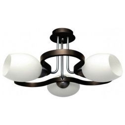 Люстра Linvel LV 8475/3 Скат хром/коричневый E14*60W ф450*Н220