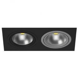 Встраиваемый точечный светильник i8270709 черный/серый Intero 111 Lightstar