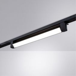 Трековый светодиодный светильник Arte Lamp A4574PL-1BK