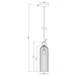 Подвесной светильник Maytoni MOD302PL-01W Antic
