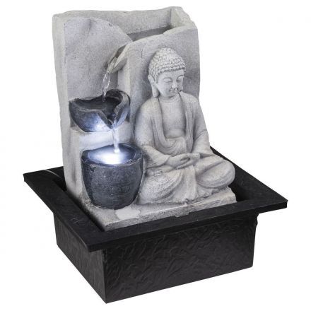 Фонтан декоративный Светящийся Будда Globo 93019