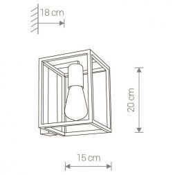 Настенный светильник Nowodvorski Crate 9046