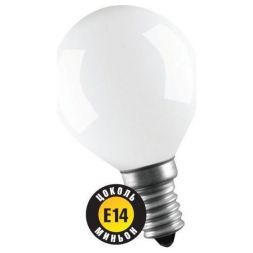 Лампа Navigator P45 E14 40W шар NI-C-40-230-E14-FR матовая