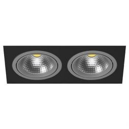 Встраиваемый точечный светильник i8270909 черный/серый Intero 111 Lightstar