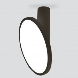 Накладной светодиодный светильник Elektrostandard DLS029 12W 4200K черный матовый