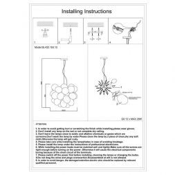 Светильник подвесной ST Luce SL432.153.12 SOSPIRO