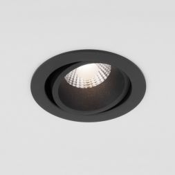 Встраиваемый светодиодный светильник Elektrostandard 15267/LED 7W 3000K BK/BK черный/черный