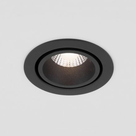 Встраиваемый светодиодный светильник Elektrostandard 15267/LED 7W 3000K BK/BK черный/черный