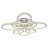 Светодиодная люстра Profit Light 8033/4+4 CHR