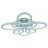 Светодиодная люстра Profit Light 8033/4+4 CHR