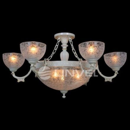 Люстра Linvel LV 8417/9 белое золото