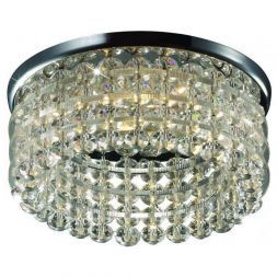 Светильник Novotech 369441 хром PEARL ROUND хрусталь