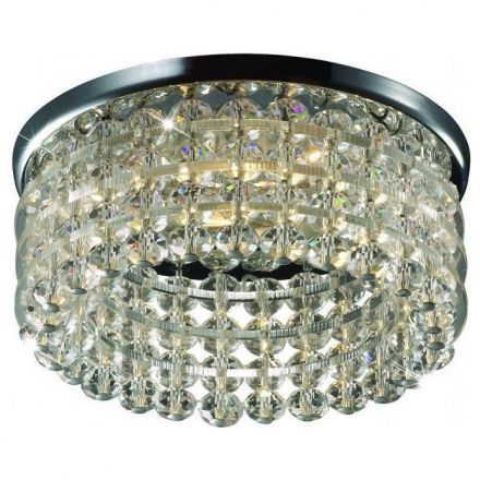 Светильник Novotech 369441 хром PEARL ROUND хрусталь