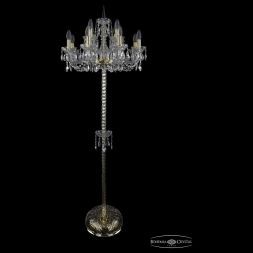 Торшер Bohemia Ivele Crystal 1402T2/8+4/195-165/G