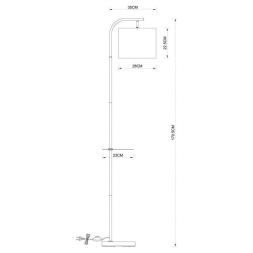 Торшер Arte Lamp A4053PN-1BK