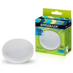 Светодиодная лампа Ergolux LED-GX53-15W-GX53-4K