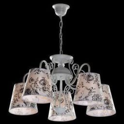 Люстра LV 8669/5 E14 60W белый ф560*Н300 (LINVEL LV 8669/5 E14 60W белый ф560*Н300)