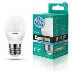 Светодиодная лампа Camelion LED10-G45/845/E27