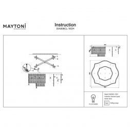 Потолочная люстра Maytoni Dune DIA005CL-10CH
